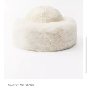 Zara-faux fur hat